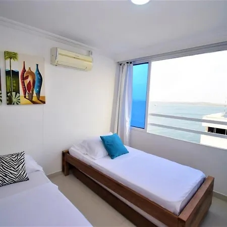 Oceanfront Conquistador Vista Al Mar Apartamento Cartagena